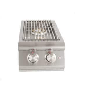 BLAZE BUILT-IN LTE DOUBLE SIDE BURNER WITH LIGHTS